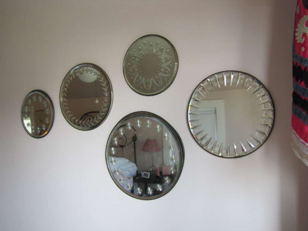 Antique Etched Mirrors