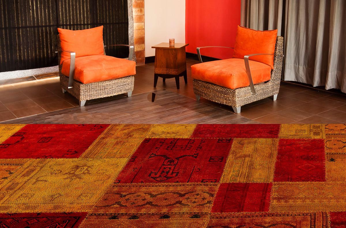 Area Rug Orange