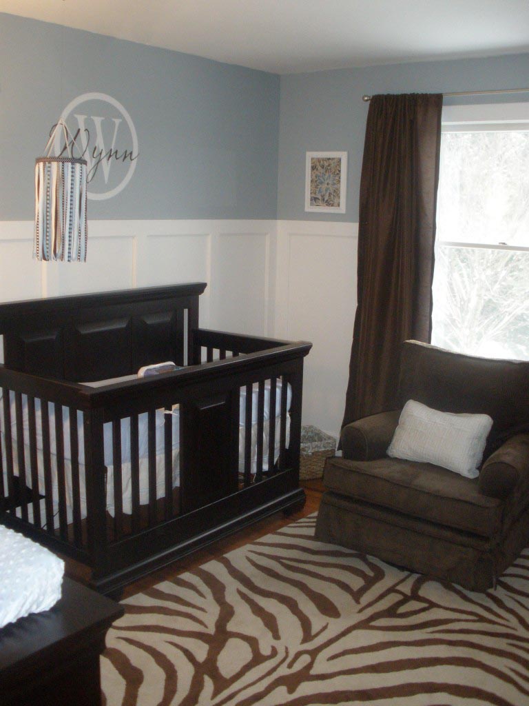 Brown and Beige Zebra Rug