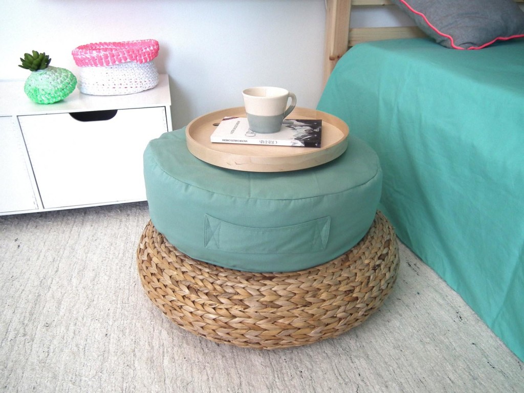 DIY Floor Poufs