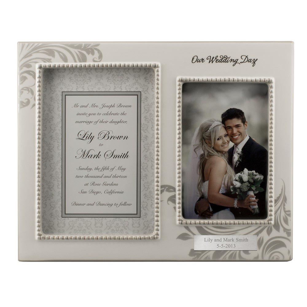 Personalized Silver Photo Frames
