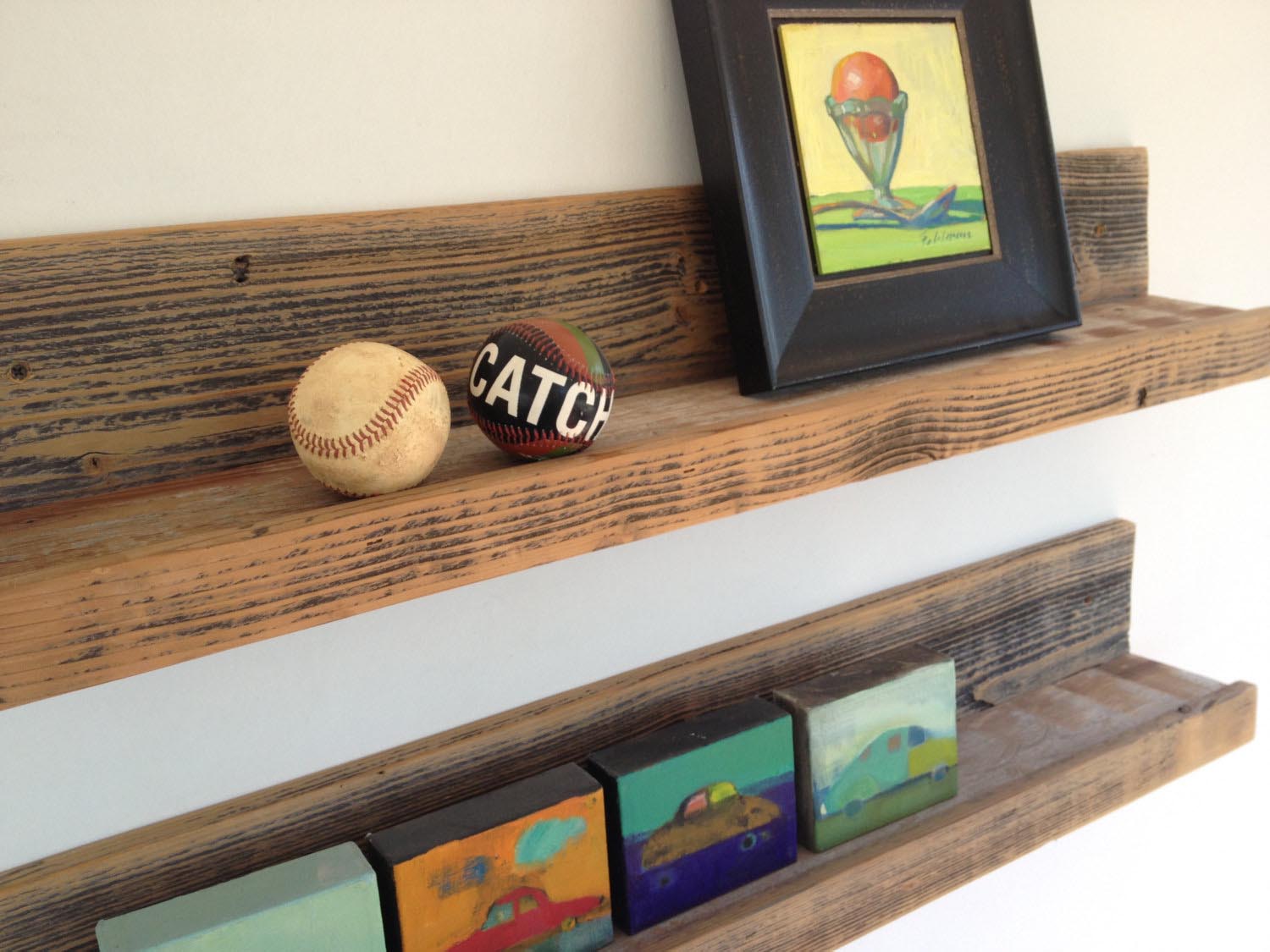 Wall Hanging Wooden Shelves