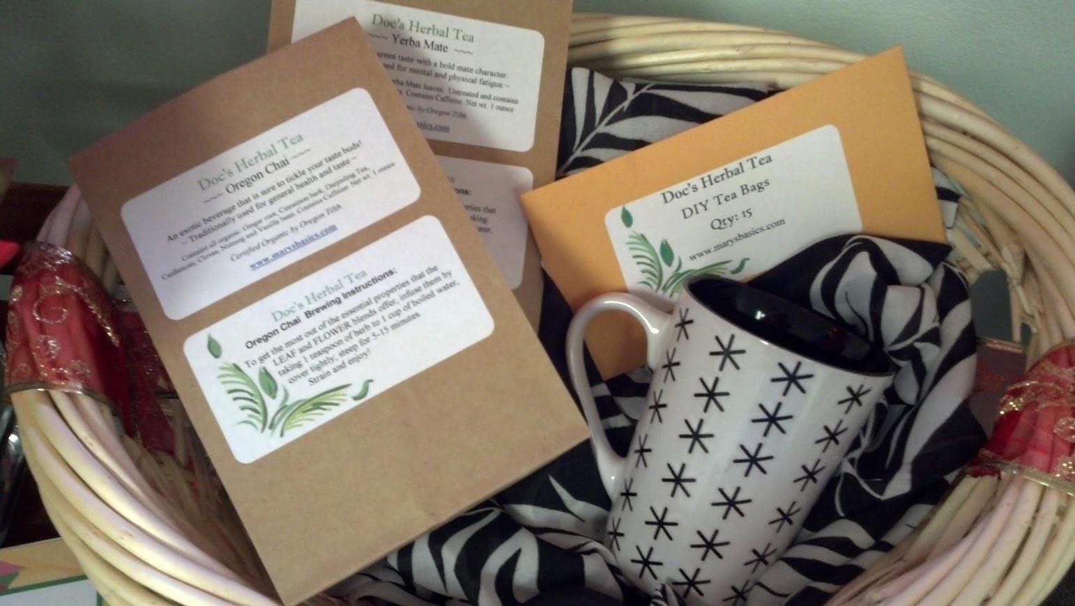 Herbal Tea Gift Baskets