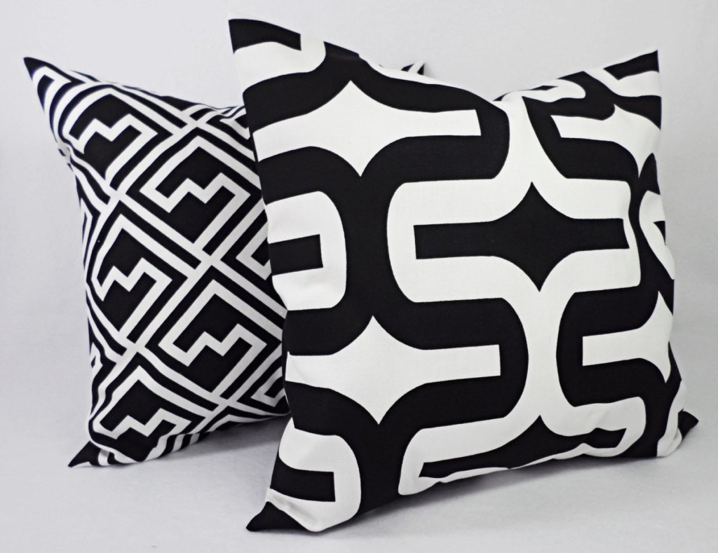 White Decorative Pillows not Only for Sofas: Black White Pillows Decorative