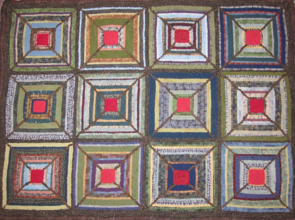 Geometric Rug Hooking Patterns