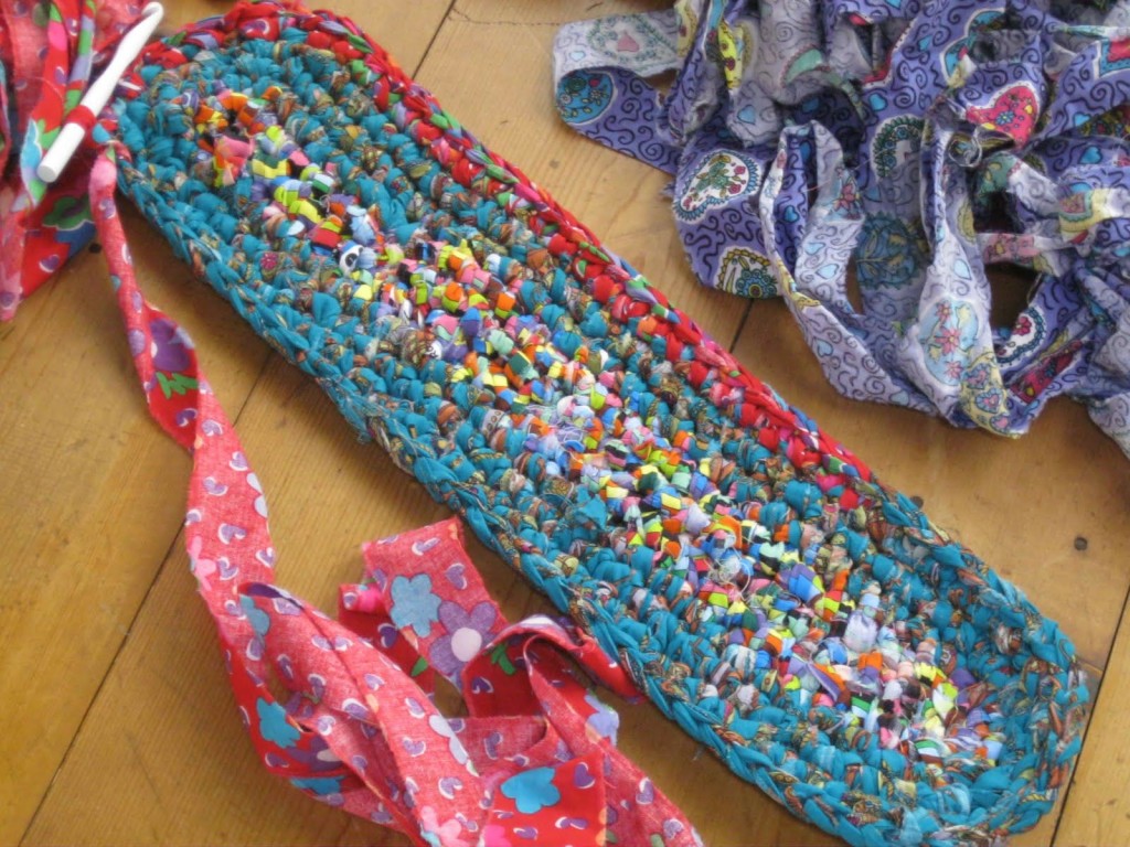 How to Make a Rag Rug Crochet