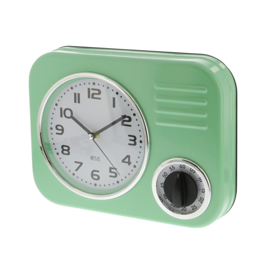 kitchen wall clock with timer
