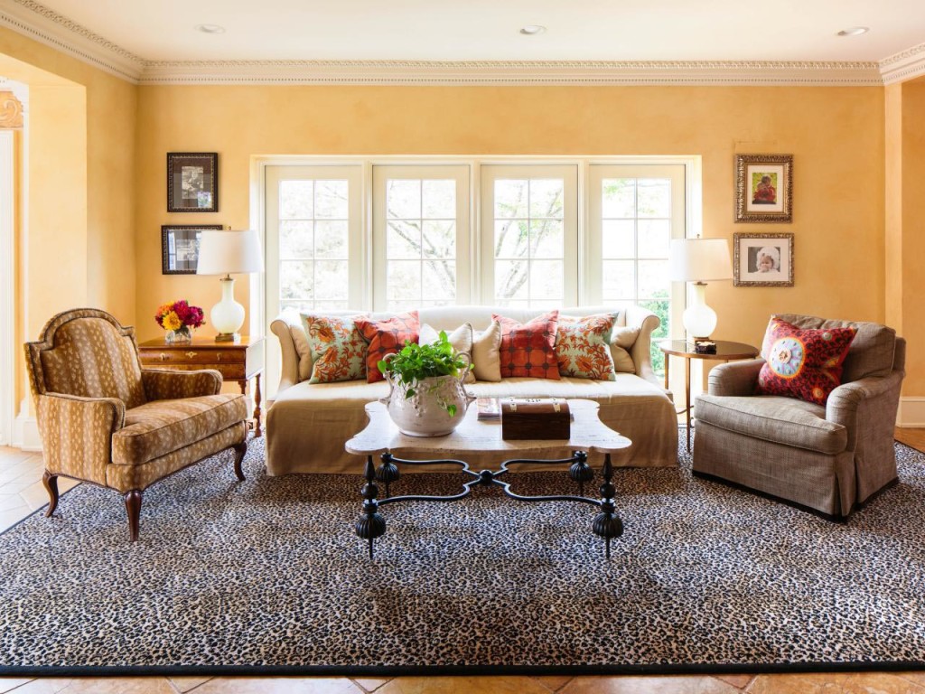Leopard Print Rug Living Room