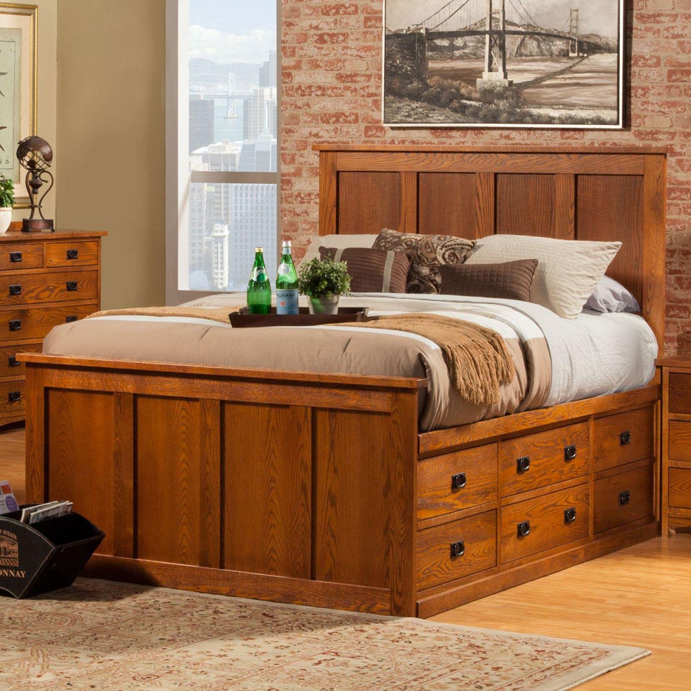 Mission Oak Bedroom Furniture