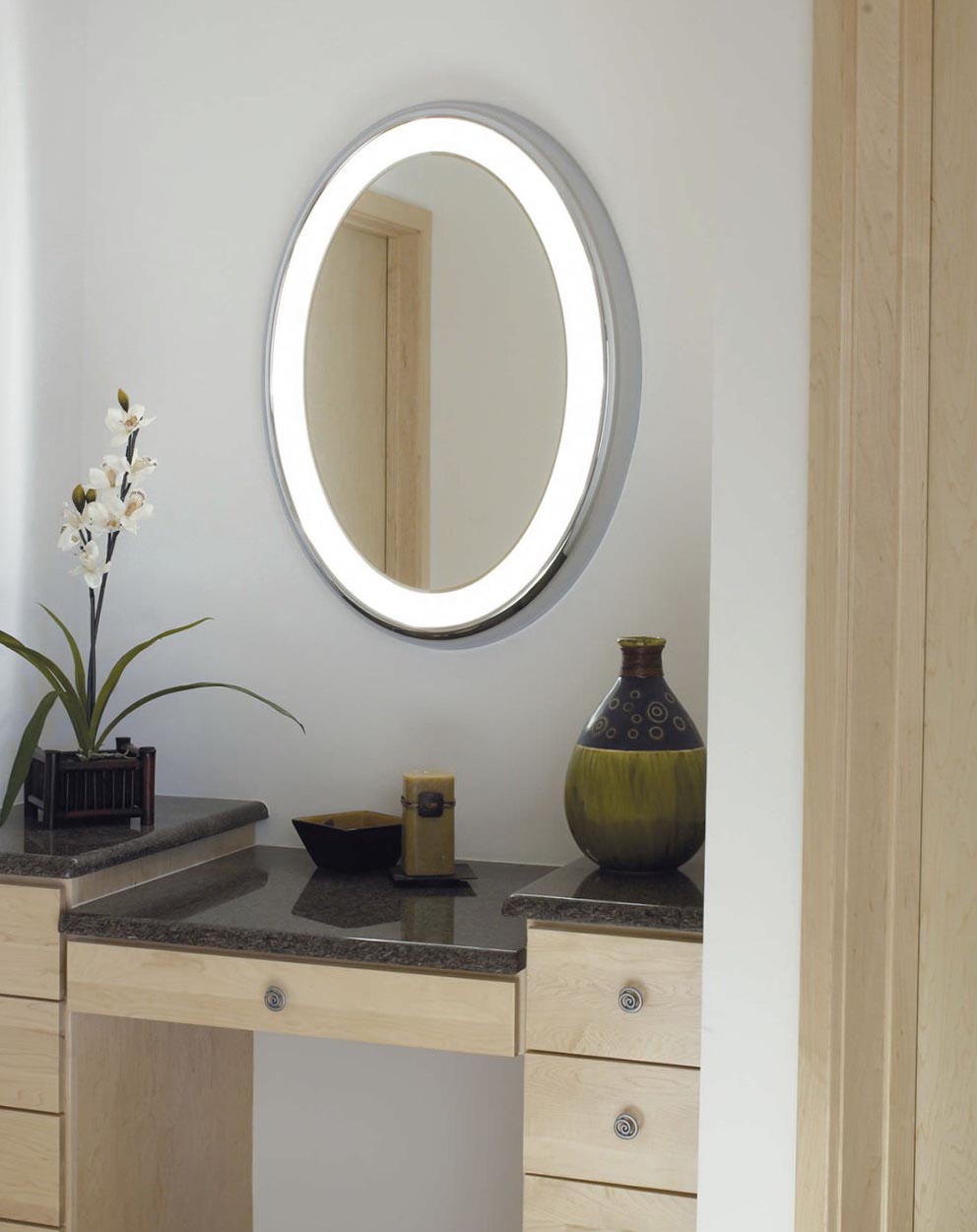 Oval Bathroom Vanity Mirrors