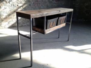 Reclaimed Wood and Metal Furniture