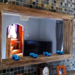 Rustic Wood Framed Mirrors