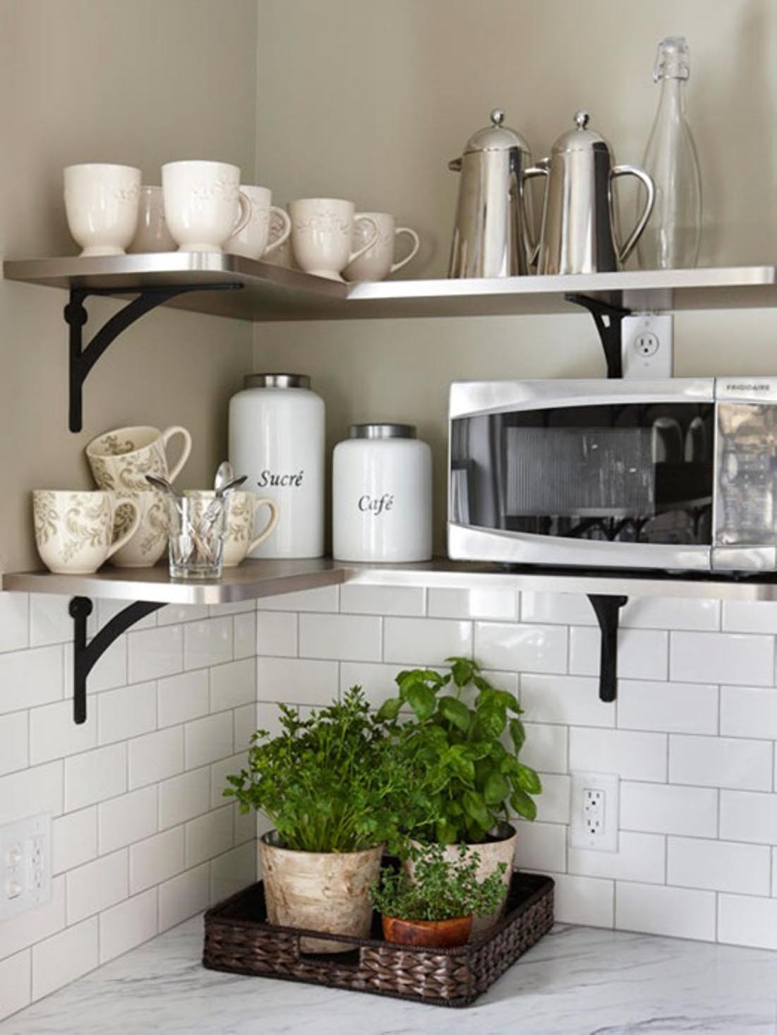 Wall Shelves for Kitchen Storage