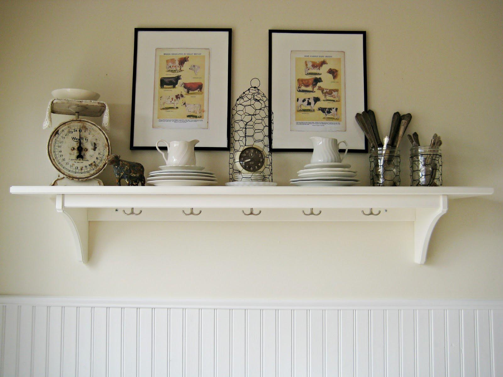 White Decorative Wall Shelves